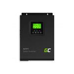 Green cell - Solární invertor Off Grid Invertor s MPPT solární nabíječkou 12VDC 230VAC 1000VA / 1000W čistá sin INVSOL01