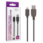 GSM043794 SETTY USB cable 1m 2A Lighting black