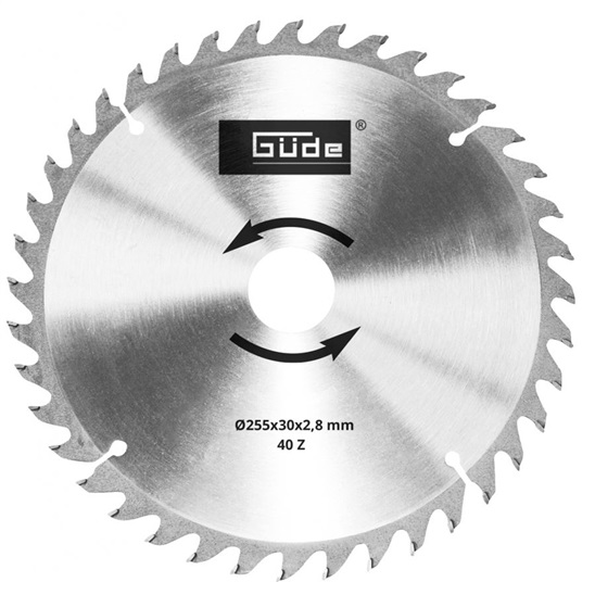 Güde 55264 Pilový kotouč 255 x 30 x 40z 4015671362506