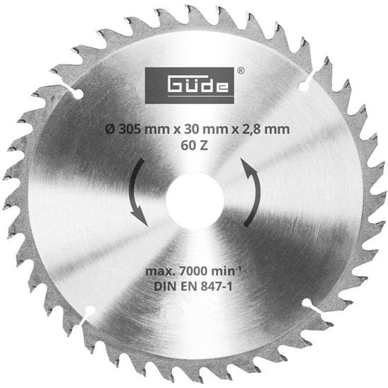 Güde Gmbh 55265 KOTOUČ PILOVÝ HM 305x30x 4015671362513