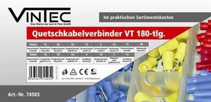Güde Sada kabel. spojek VT 180dílná 4033461745032