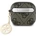 Guess 4G Script PC/PU Charm Púzdro pre AirPods 4 hnedé 57983124131