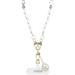 Guess Crossbody Popruh Pearl and 4G Charm biely 57983127222
