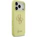 Guess Liquid Silicone 4G Metal Logo kryt iPhone 17 Pro žltý 57983126967