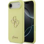 Guess Liquid Silicone 4G Metal Logo kryt iPhone Air žltý 57983126966