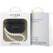 Guess PU 4G Classic Logo Pearl Strap Púzdro pre AirPods 3 Pro čierne 57983128157