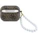 Guess PU 4G Classic Logo Pearl Strap Púzdro pre AirPods 3 Pro hnedé 57983128159