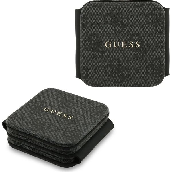Guess PU 4G MagSafe Bezdrôtová Nabíjačka 3v1 čierna 57983128966