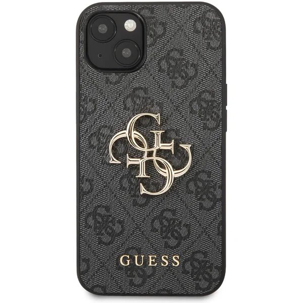 Guess PU 4G Metal Logo kryt iPhone 13 šedý 57983105765