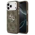 Guess PU 4G Metal Logo kryt iPhone 17 Pro Max hnedý 57983129791