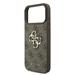 Guess PU 4G Metal Logo kryt iPhone 18 Pro hnedá 57983131372