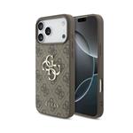 Guess PU 4G Metal Logo kryt iPhone 18 Pro hnedá 57983131372
