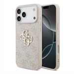 Guess PU 4G Metal Logo kryt iPhone 18 Pro Max ružová 57983131375