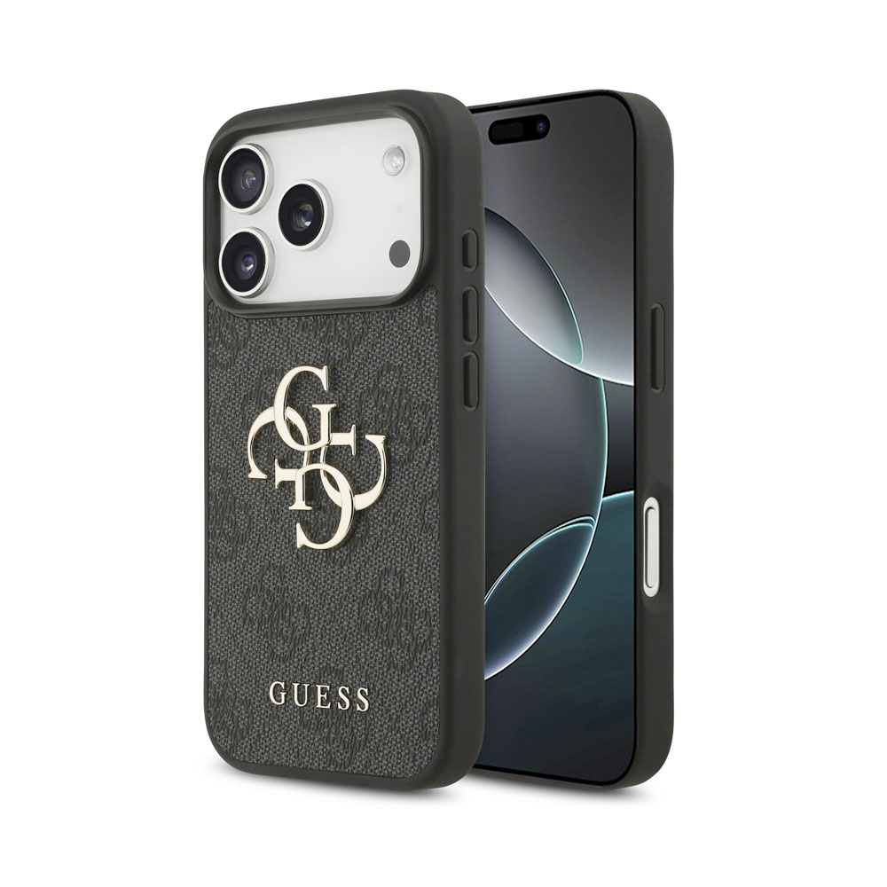 Guess PU 4G Metal Logo kryt iPhone 18 Pro šedá 57983131370