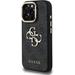 Guess PU 4G Metal Logo Stand Camera Frame kryt iPhone 16 Pro Max čierny 57983125158