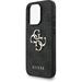 Guess PU 4G Metal Logo Strap kryt iPhone 15 Pro Max čierny 57983125451