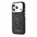Guess PU 4G Resin Metal Logo kryt iPhone 18 Pro čierny 57983131132