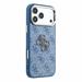 Guess PU 4G Resin Metal Logo kryt iPhone 18 Pro modrý 57983131134