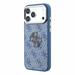 Guess PU 4G Resin Metal Logo kryt iPhone 18 Pro modrý 57983131134