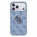 Guess PU 4G Resin Metal Logo kryt iPhone 18 Pro modrý 57983131134