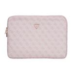 Guess PU 4G Triangle Logo Obal pro Notebook 14" Pink 3666339310295