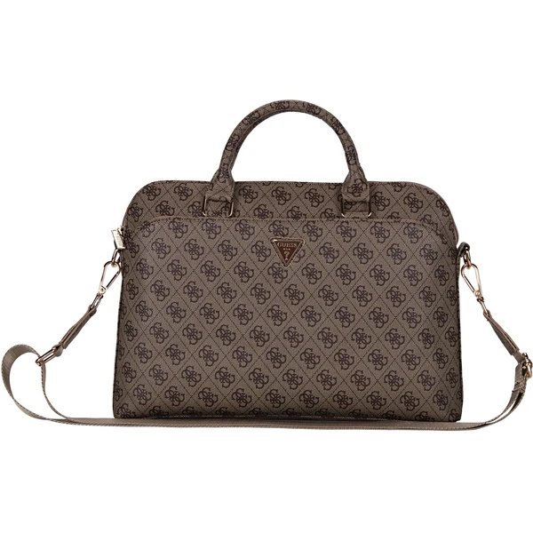 Guess PU 4G Triangle Logo Taška na MacBook 13/14/15" hnedá 57983122267