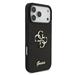 Guess PU Fixed Glitter 4G Metal Logo kryt iPhone 18 Pro Max čierny 57983131396