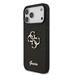 Guess PU Fixed Glitter 4G Metal Logo kryt iPhone 18 Pro Max čierny 57983131396