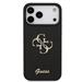 Guess PU Fixed Glitter 4G Metal Logo kryt iPhone 18 Pro Max čierny 57983131396