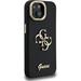 Guess PU Grained 4G Logo Stand Camera Frame kryt iPhone 15 čierny 57983125119