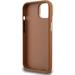Guess PU Grained 4G Logo Stand Camera Frame kryt iPhone 15 hnedý 57983125137