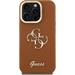 Guess PU Grained 4G Logo Stand Camera Frame kryt iPhone 15 Pro Max hnedý 57983125139