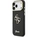 Guess PU Grained 4G Logo Stand Camera Frame kryt iPhone 17 Pro čierny 57983126951