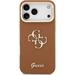 Guess PU Grained 4G Logo Stand Camera Frame kryt iPhone 17 Pro Max hnedý 57983126956