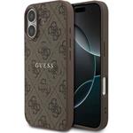 Guess PU Leather 4G Colored Ring MagSafe kryt iPhone 17 hnedý 57983128230