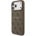 Guess PU Leather 4G Colored Ring MagSafe kryt iPhone 17 Pro hnedý 57983128232