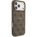 Guess PU Leather 4G Colored Ring MagSafe kryt iPhone 17 Pro hnedý 57983128232