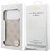 Guess PU Leather 4G Colored Ring MagSafe kryt iPhone 17 Pro ružový 57983129196