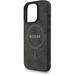Guess PU Leather 4G Colored Ring Strap MagSafe kryt iPhone 16 Pro čierny 57983125431