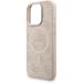 Guess PU Leather 4G Colored Ring Strap MagSafe kryt iPhone 16 Pro Max ružový 57983125447