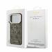 Guess PU Leather 4G Gold Frame MagSafe kryt iPhone 18 Pro čierny 57983131136