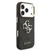 Guess PU Leather 4G Gold Frame MagSafe kryt iPhone 18 Pro čierny 57983131201