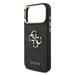 Guess PU Leather 4G Gold Frame MagSafe kryt iPhone 18 Pro čierny 57983131202