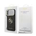 Guess PU Leather 4G Gold Frame MagSafe kryt iPhone 18 Pro čierny 57983131202