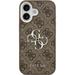 Guess PU Leather 4G Metal Logo Frame kryt iPhone 17 hnedý 57983129790