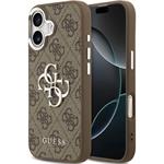 Guess PU Leather 4G Metal Logo Frame kryt iPhone 17 hnedý 57983129790