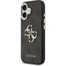 Guess PU Leather 4G Metal Logo Gold Frame kryt iPhone 17 čierny 57983127118