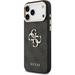 Guess PU Leather 4G Metal Logo Gold Frame kryt iPhone 17 Pro čierny 57983127124