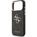 Guess PU Leather 4G Metal Logo Gold Frame kryt iPhone 17 Pro Max čierny 57983127127