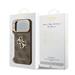 Guess PU Leather 4G Metal Logo Gold Frame kryt iPhone 18 Pro Max hnedý 57983131206